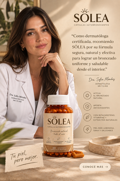 Solea | Autobronceador con Vitaminas para piel Reluciente
